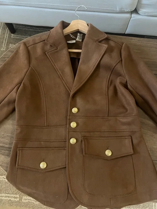 Joie Camel Blazer with Gold Buttons - Picture 3 of 3